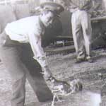 Photo of Inez and Uncle Benny in 1941