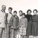 Photo of the Salutan Family at Point Sal Ranch in 1959